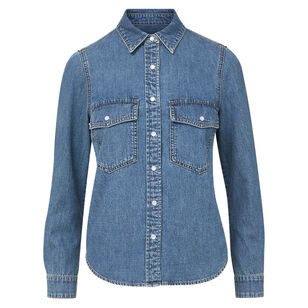 Noah Denim Button-Down Shirt