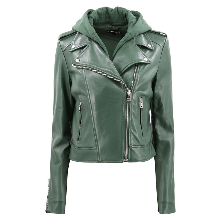 Holy Leather Biker Jacket image number null