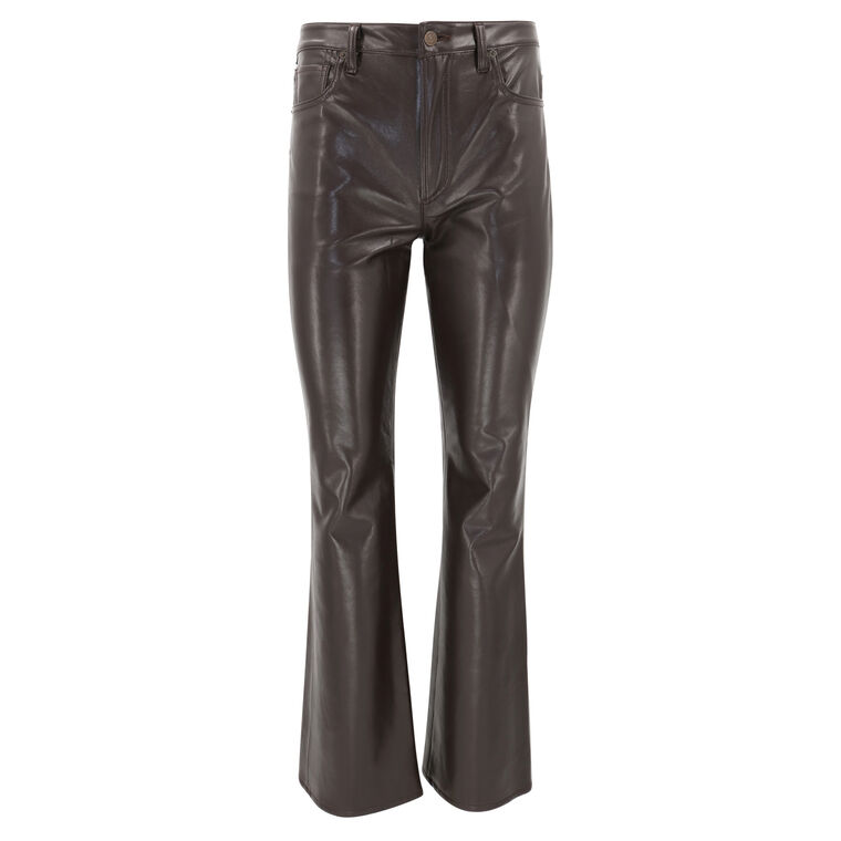 Lilah Recycled Leather Bootcut Pant image number null