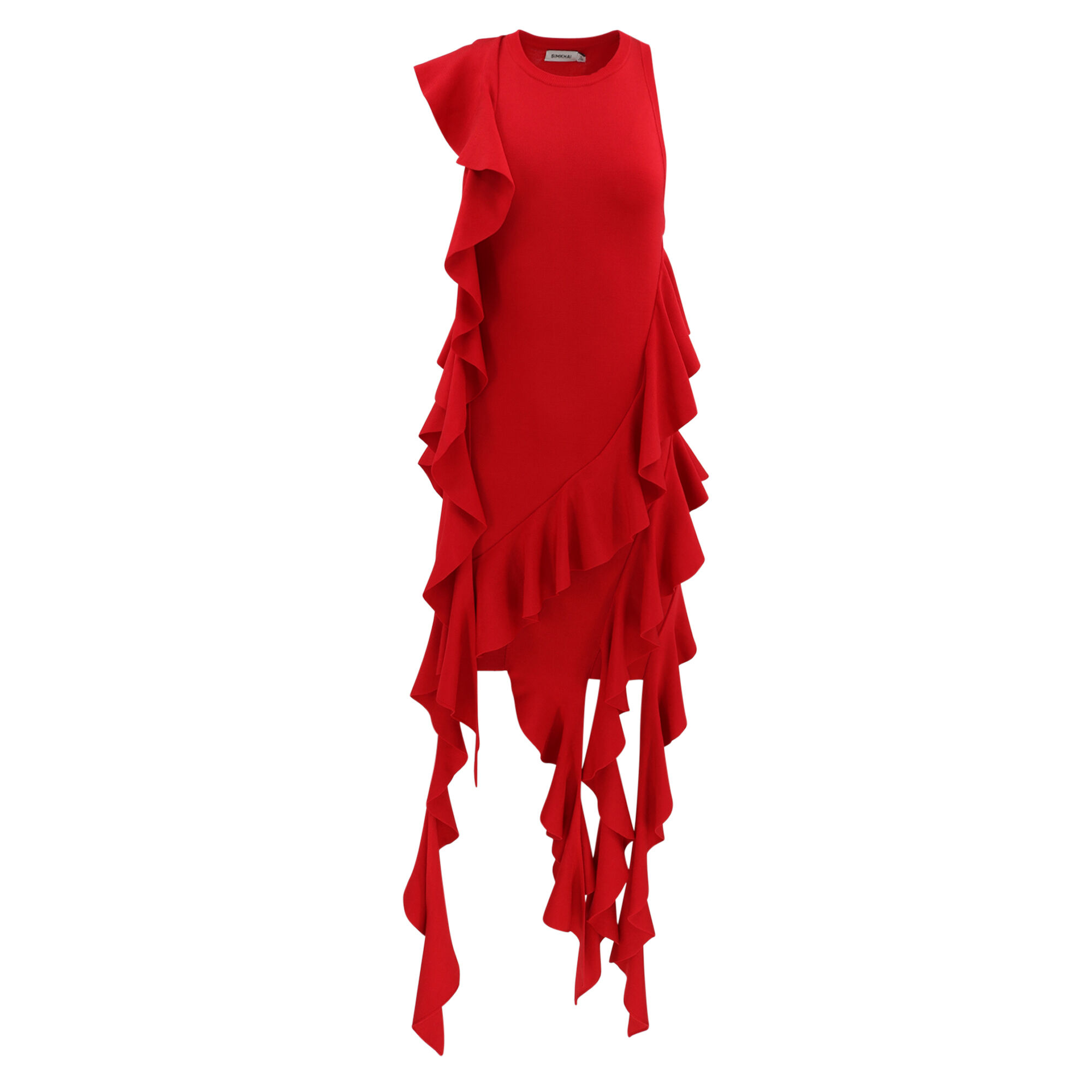 Wilda Cascade Ruffle Dress