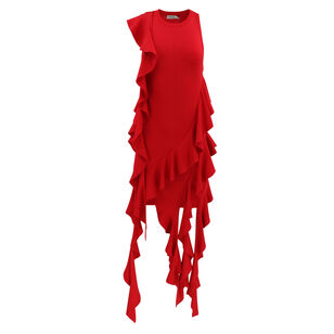 Wilda Cascade Ruffle Dress