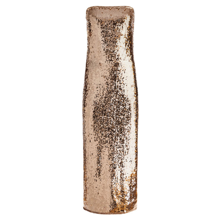 Fifi Sequin Strapless Maxi Dress image number null