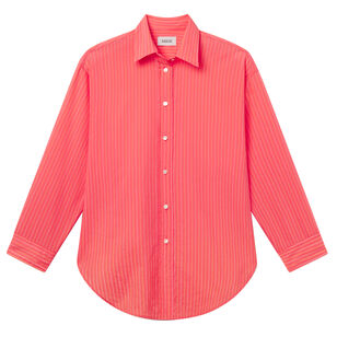 Sona Long Sleeve Striped Button-Up Shirt