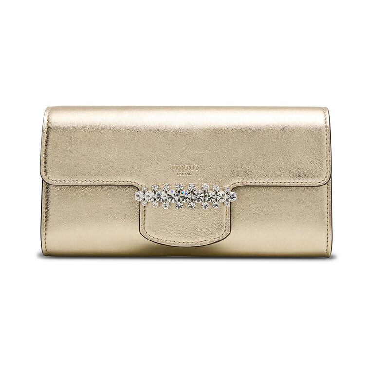 Bing Metallic Leather Wallet On Chain image number null