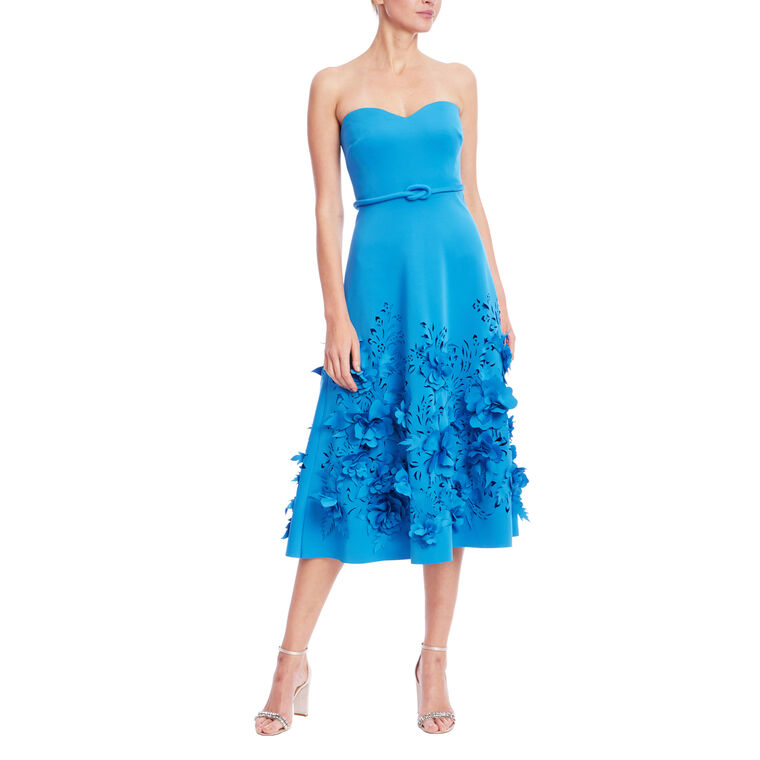Strapless Cutout A-Line Dress image number null