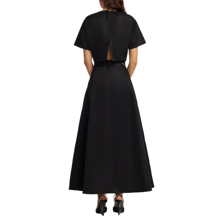 Indie Short Sleeve Floral Applique Top image number null