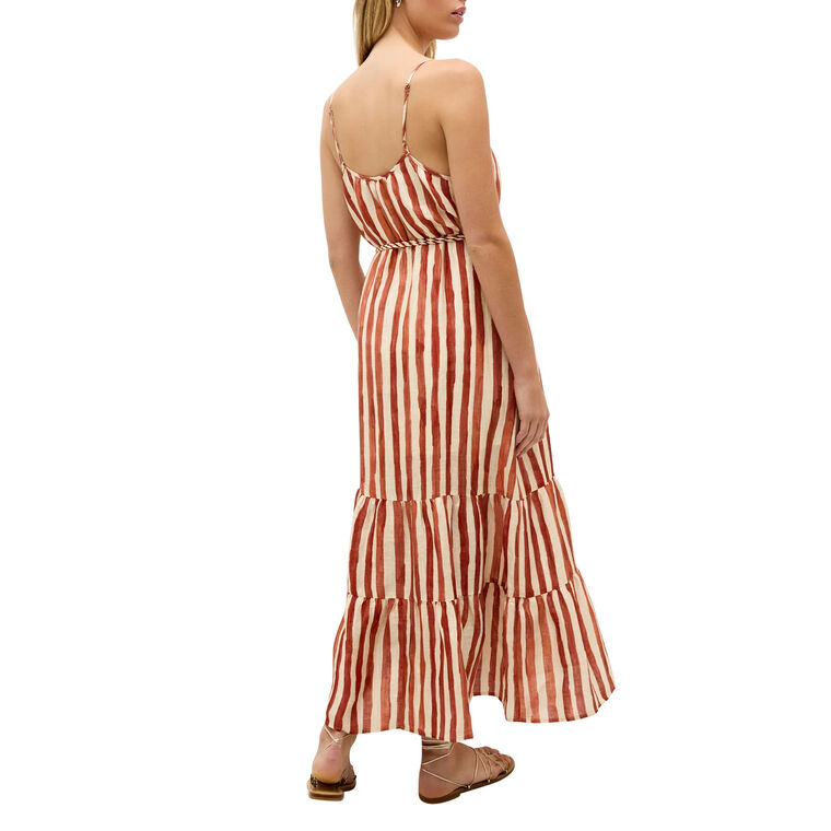 Kinley Sleeveless Scoopneck Midi Dress image number null