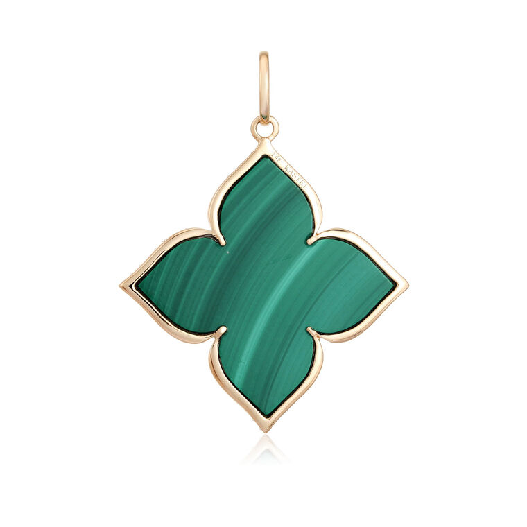 Clover Malachite Pendant image number null