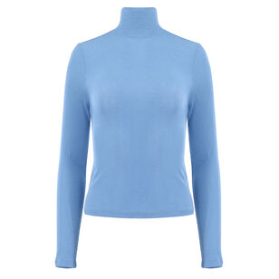 Wyeth Long Sleeve Ribbed Knit Turtleneck Top