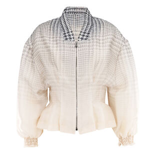 Nipped Waist Bomber Jacket