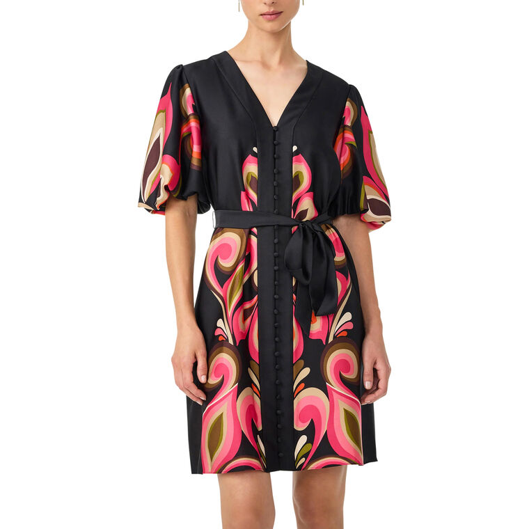 Certonia Puff Sleeve Mini Dress image number null