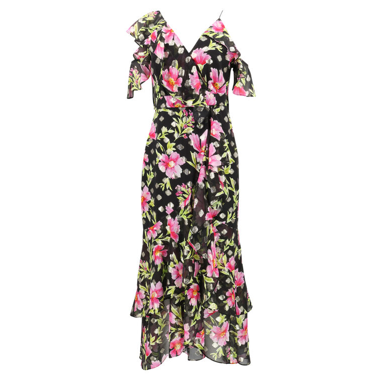 Anabelle Asymmetrical Sleeve Dress image number null