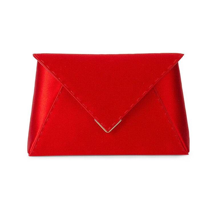 Lee Pouchet Small Clutch In Satin image number null