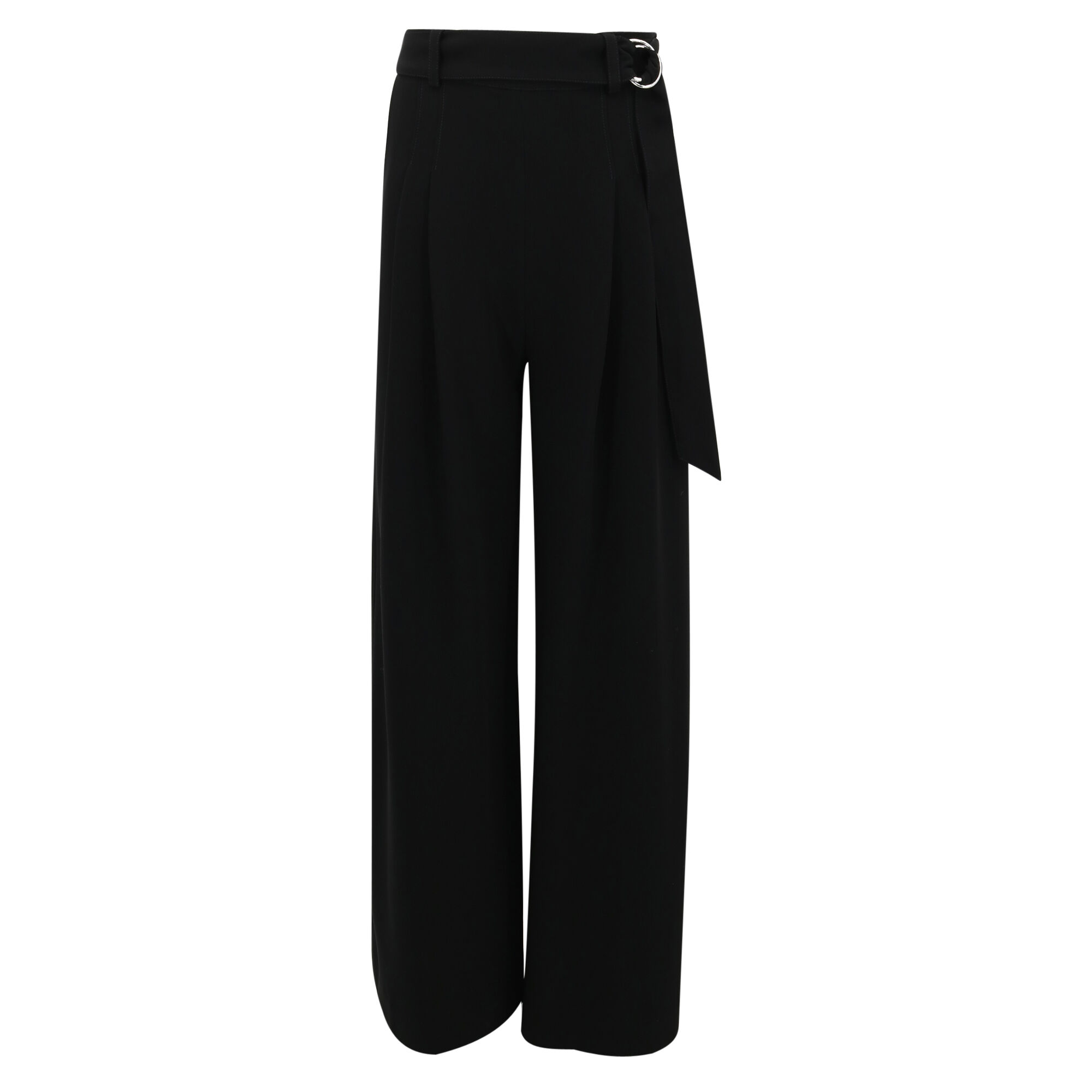 【oan】Daily Black Blue Wide Pants Shauna Wide-Leg Pant