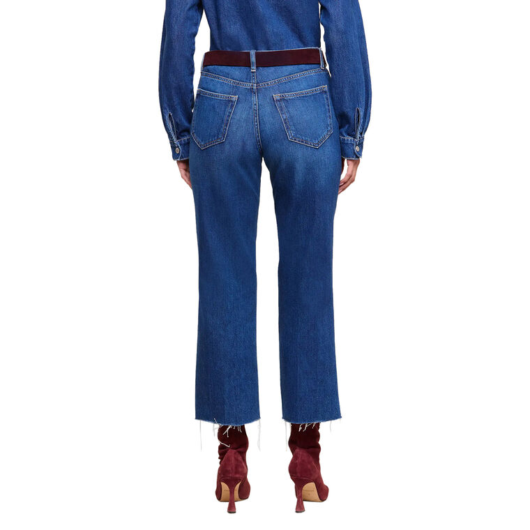 Wanda High-Rise Cropped Wide Leg Jean image number null