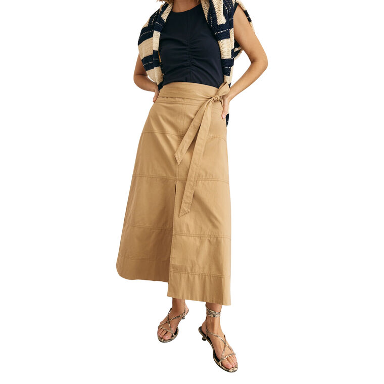 Hudson Belted Midi Skirt image number null