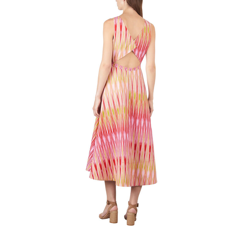 Zoey Sleeveless Patch Pocket Midi Dress image number null