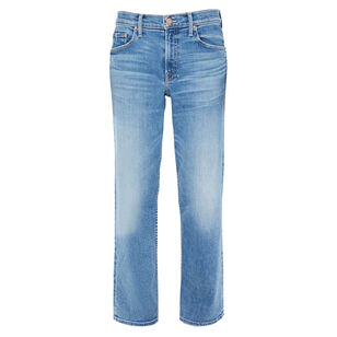 The Newbie Ankle Mid-Rise Straight-Leg Jean