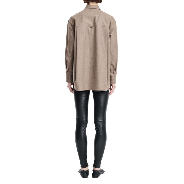 Covered Placket Tunic Shirt image number null