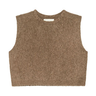 The Brushed Melange Sleeveless Sweater The Brushed Melange Sleeveless Sweater