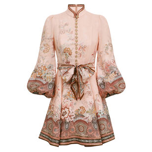 Alchemy Button Mini Dress
