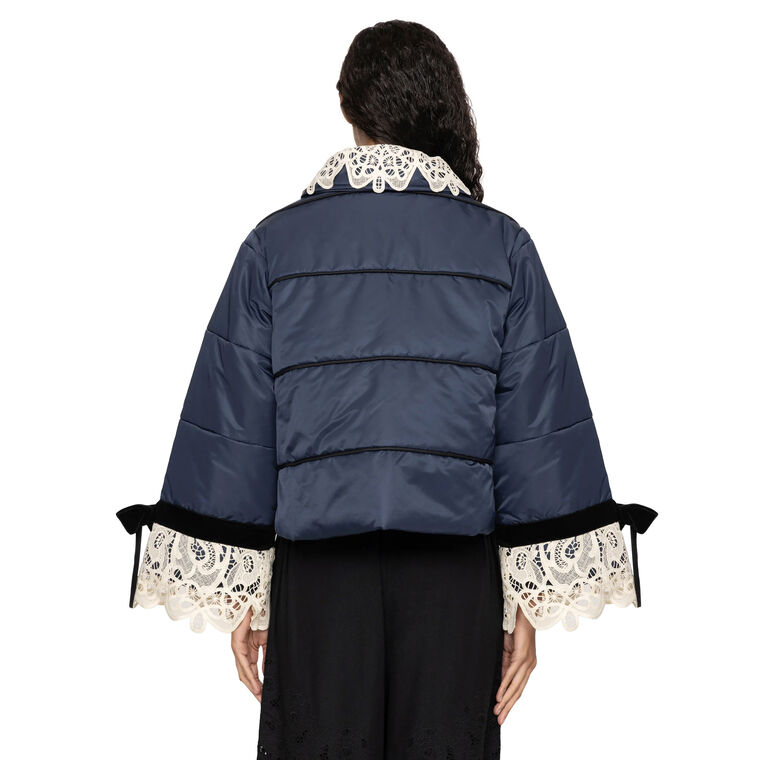 Medina Lace Puffer Jacket image number null