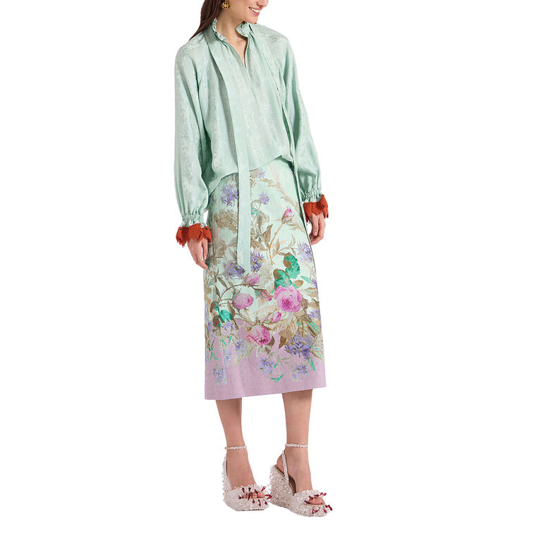 Pencil Placee Skirt image number null