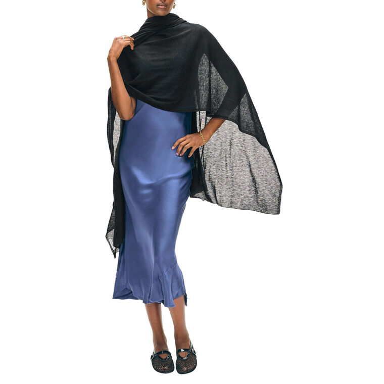 Superfine Cashmere Travel Wrap image number null