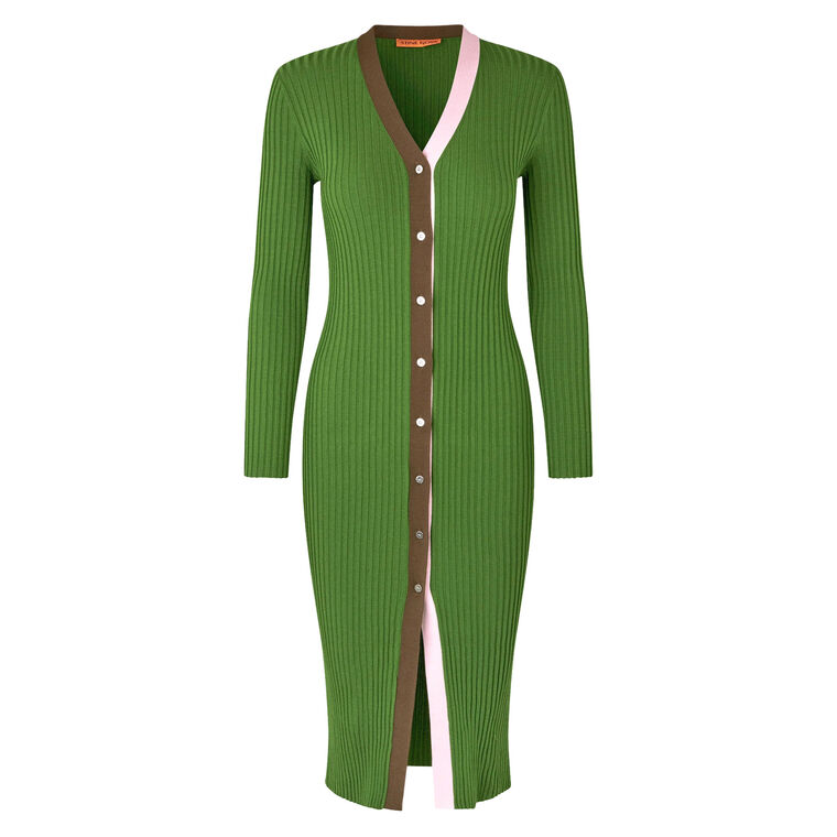 Long Sleeve Cardigan Dress image number null
