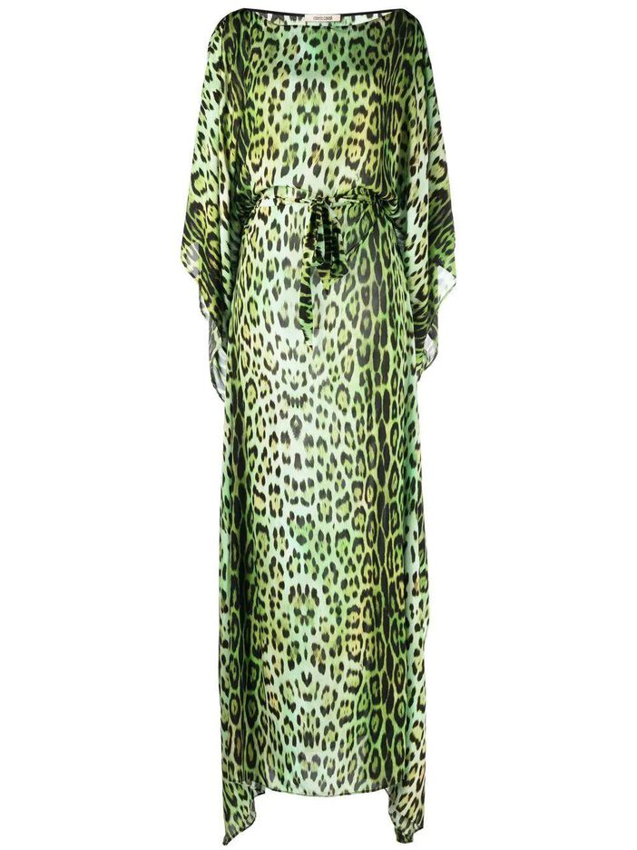 Viscose Leopard Caftan image number null