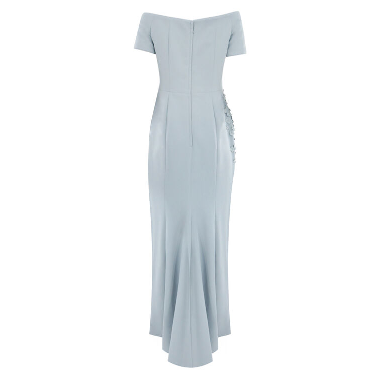 Off-The-Shoulder Blanche Trumpet Gown image number null