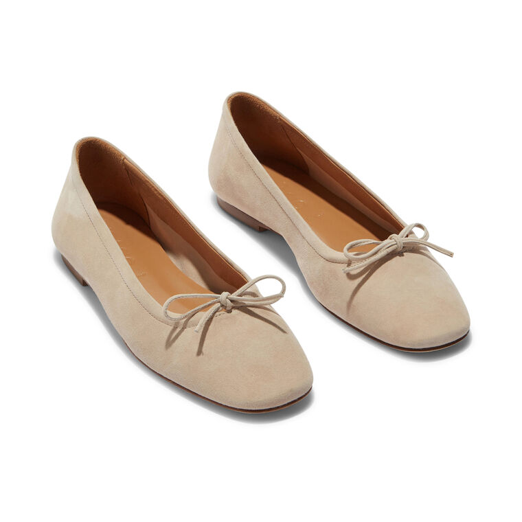 Delfina Suede Ballet Flat image number null