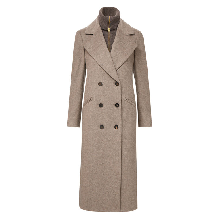 Seth Double-Breasted Dickey Coat image number null