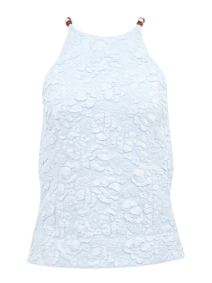 Stretch Jacquard Top image number null