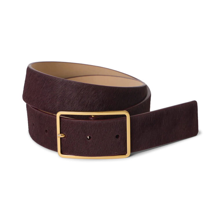 Mila Calf-Hair Belt image number null