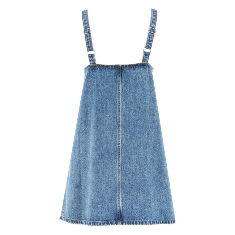 Tuesday Sleeveless Denim Mini Dress image number null