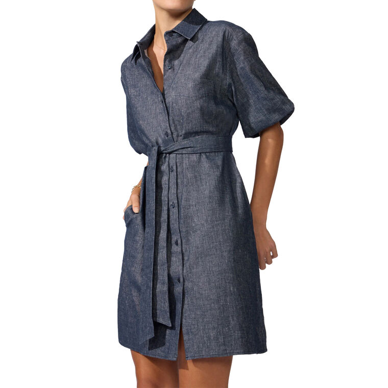 The Villa Denim Dress image number null