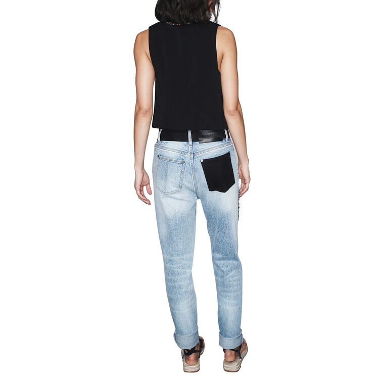 Wes Beaded Detail Vest image number null
