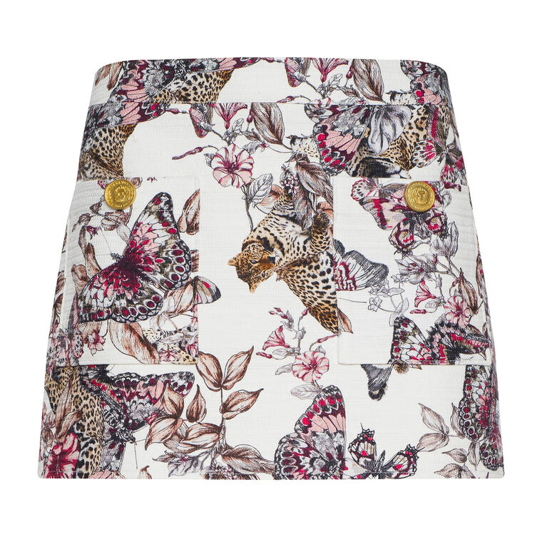 Cyra Low Rise Mini Skirt image number null