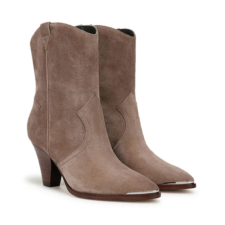 Cody Suede Western Bootie image number null
