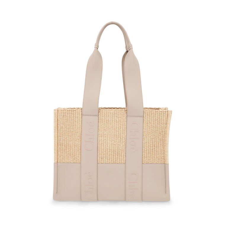 Raffia Woody Tote Bag image number null