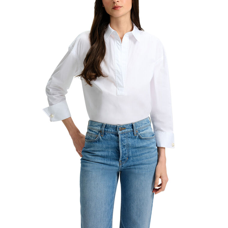 Draymond Cuff-Sleeve Shirt image number null