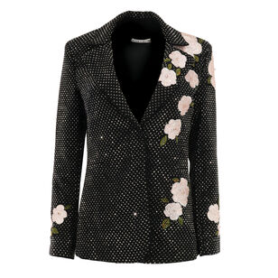 

Macey Embellished Notch Lapel Blazer