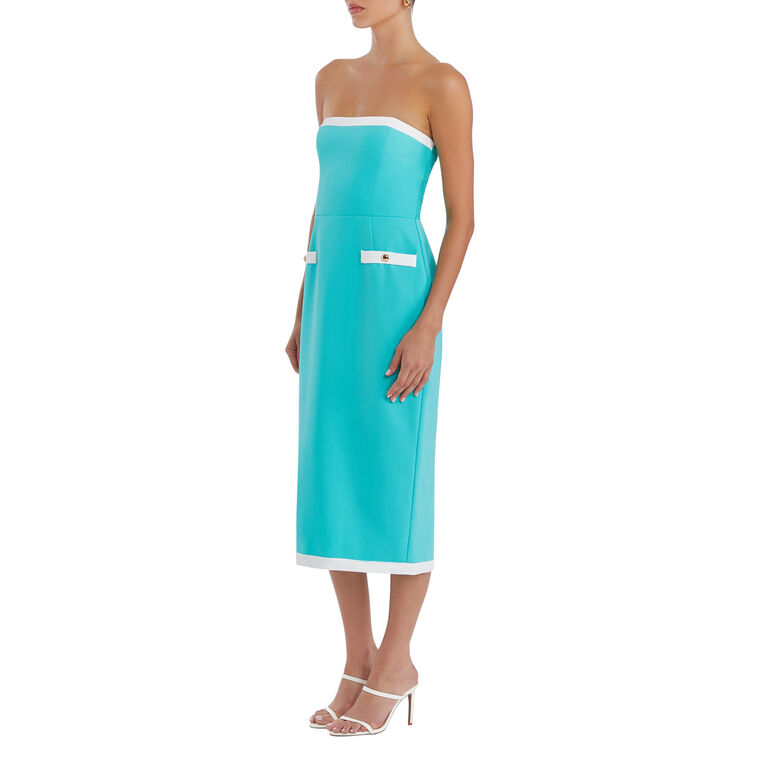 Strapless Martini Midi Dress image number null
