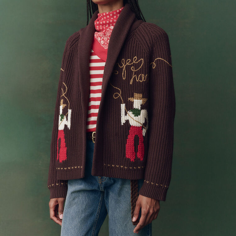 The Lasso Lodge Cardigan image number null