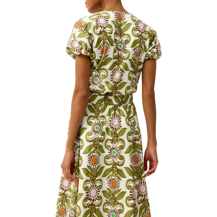 Jaylen Short Sleeve Bubble-Hem Crop Top image number null