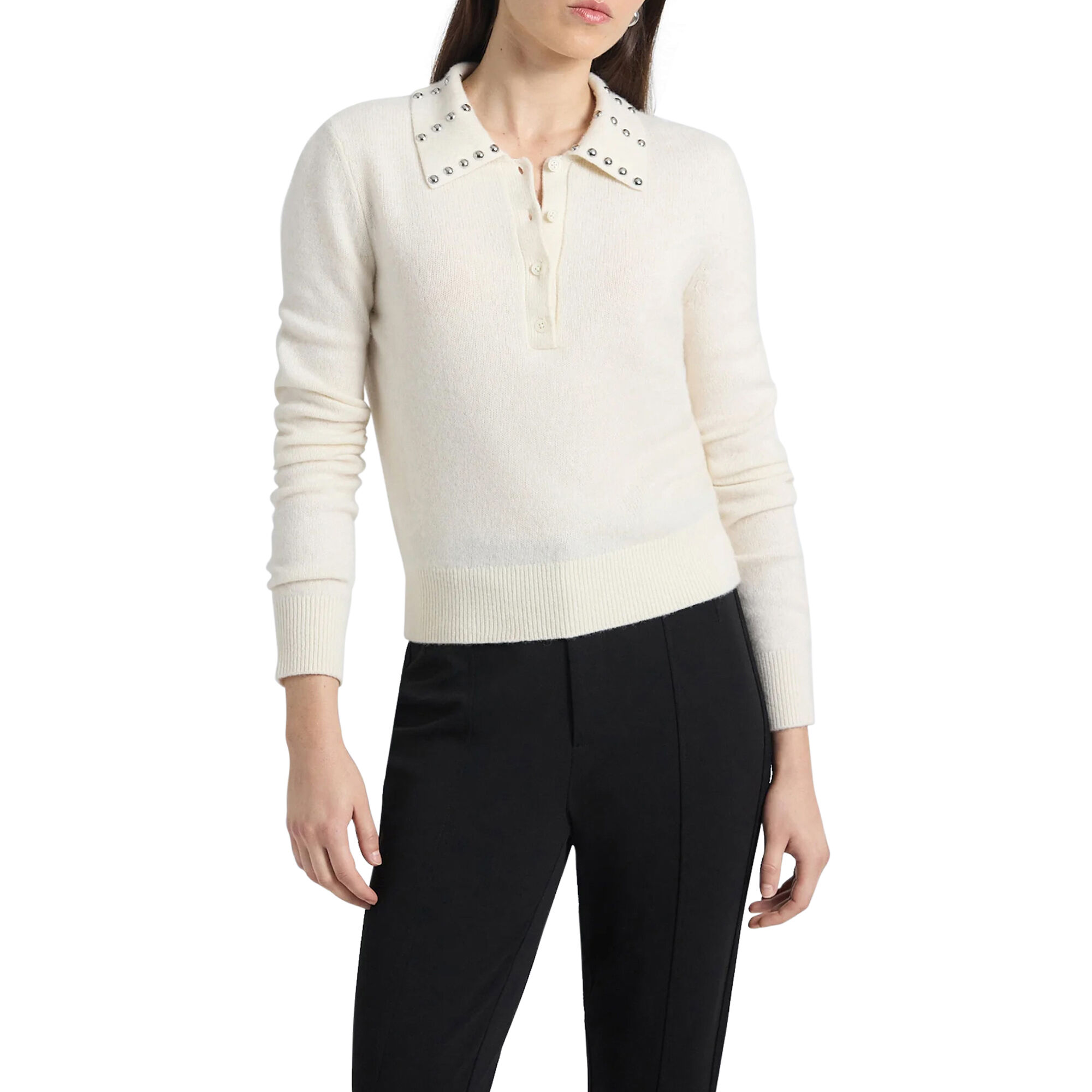 Derek Lam 10 Crosby Sancia Sweater With Embellished Collar | Tootsies