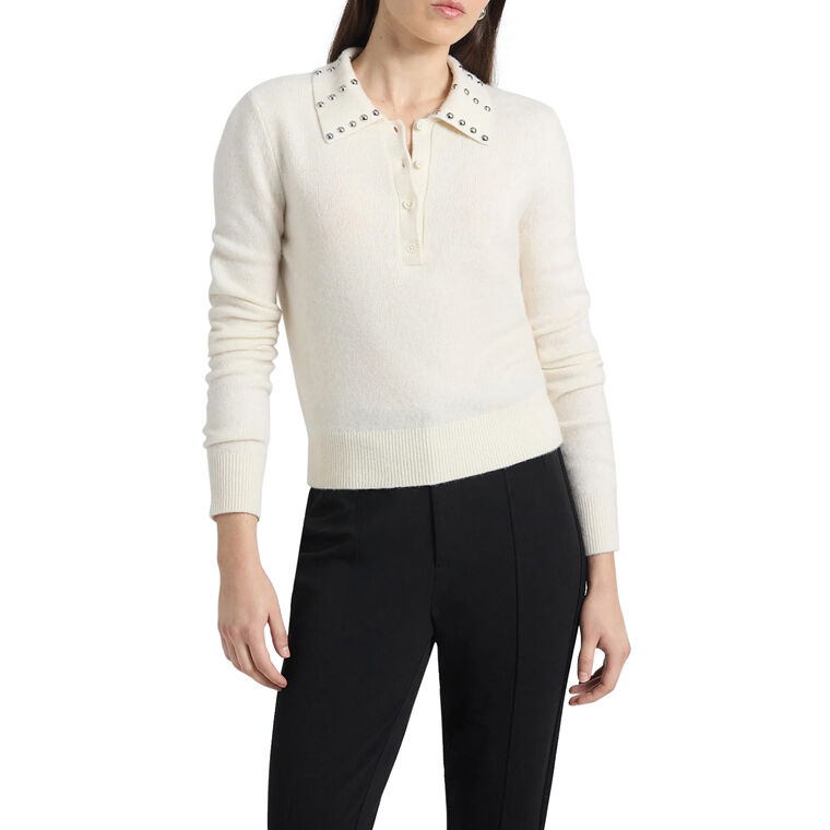 Sancia Sweater With Embellished Collar image number null
