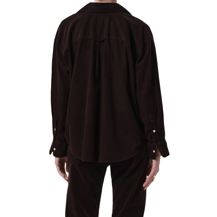 Kayla Baby Corduroy Long Sleeve Button-Up Shirt image number null