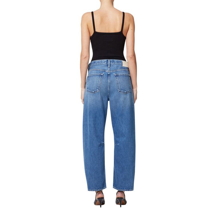 Miro High Rise Barrel Leg Jean image number null